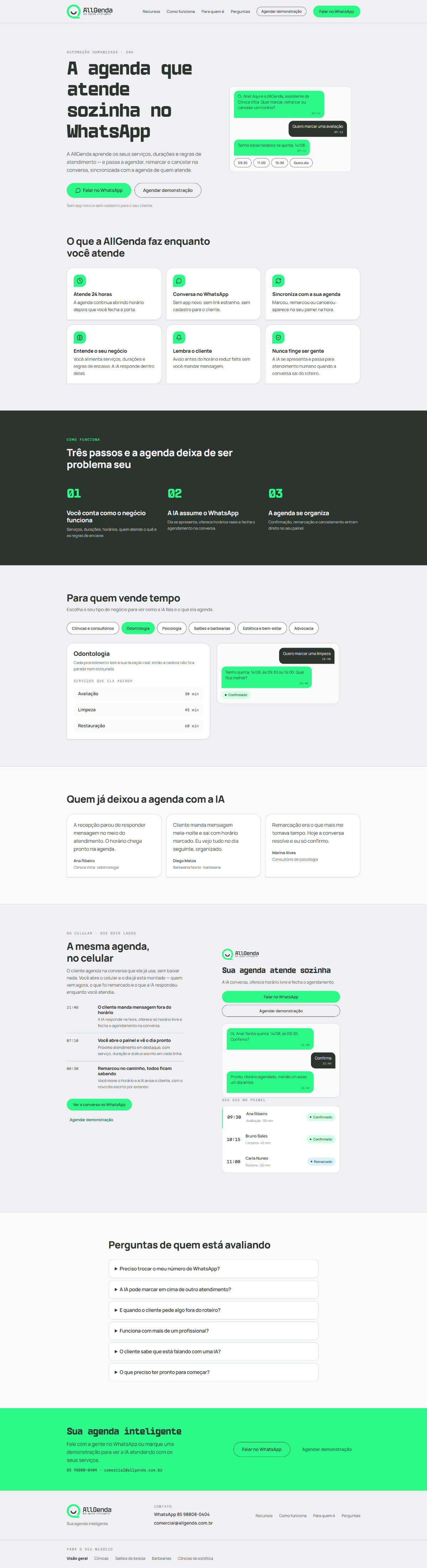 Site completo da Allgenda