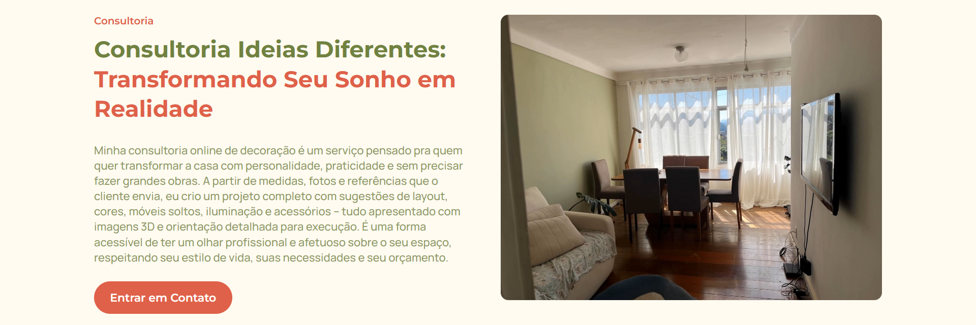 Seção da consultoria online