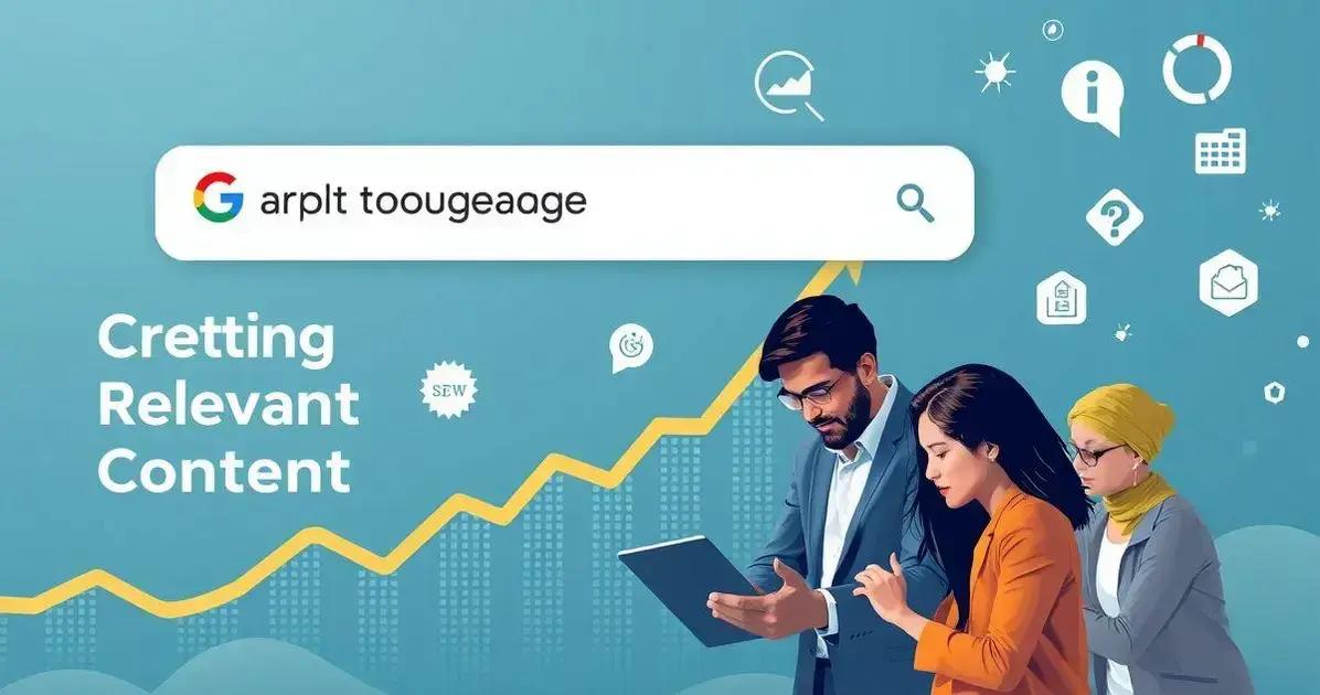 Tenha um Conteúdo Relevante para que o Google possa rankear a sua página